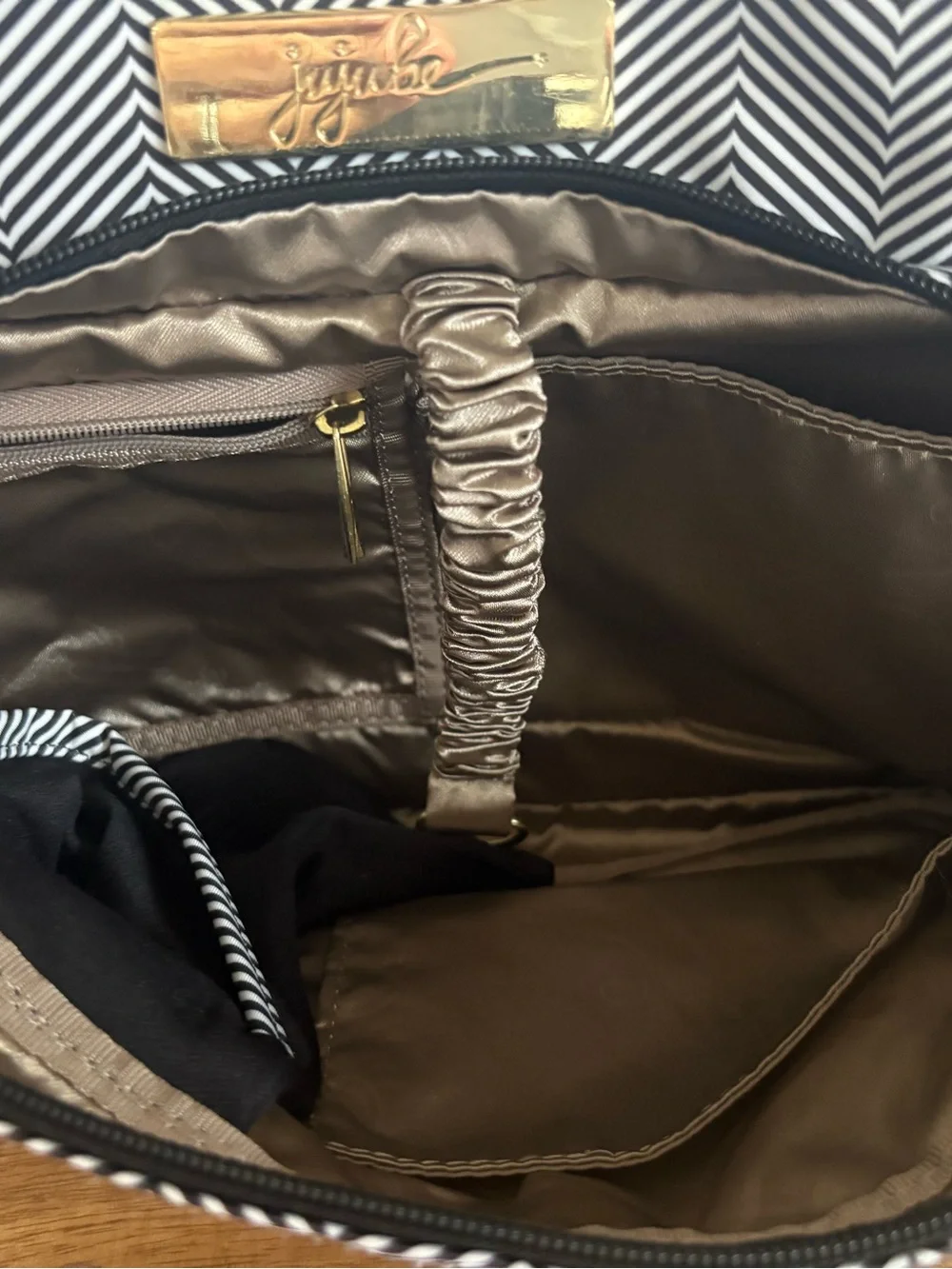 JuJuBe BFF Diaper Bag Backpack Herringbone